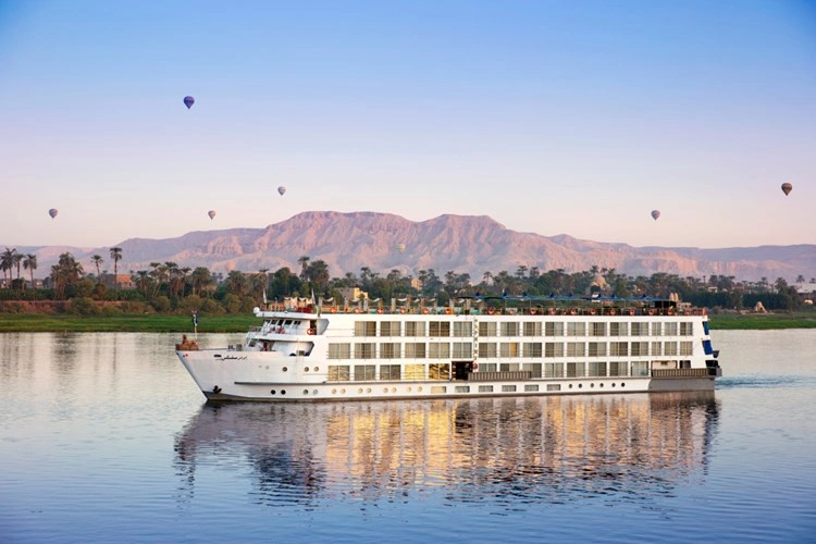 Exterior view of the S.S. Sphinx Nile Cruise Nile cruise ship